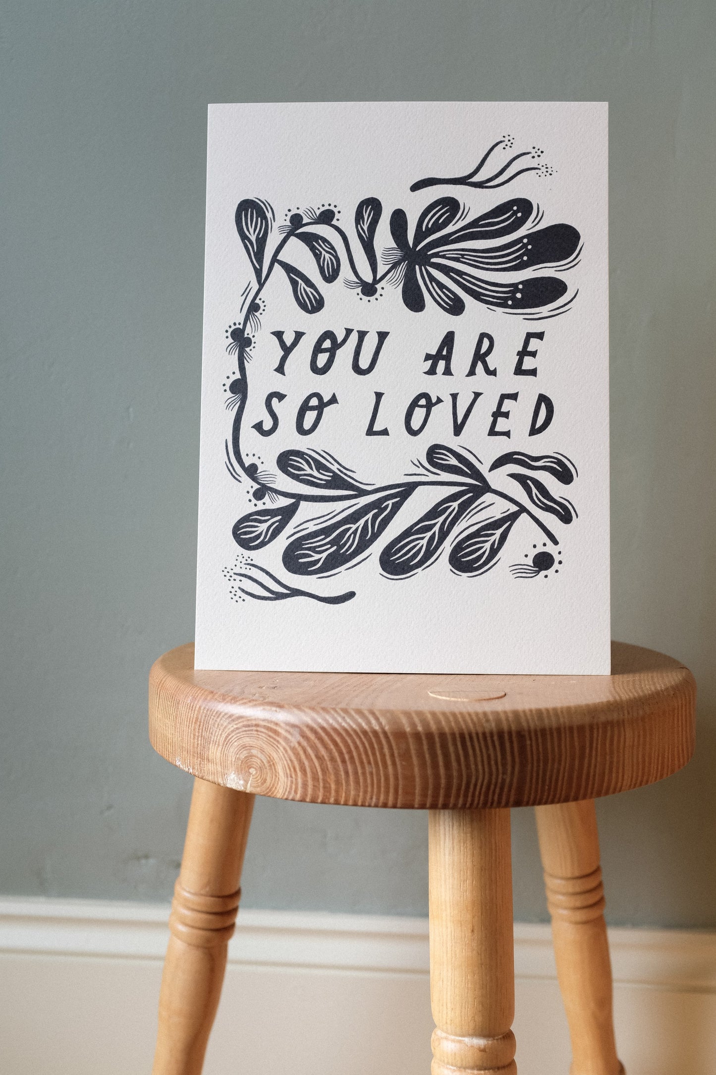 'You Are So Loved' Love Themed Art Print