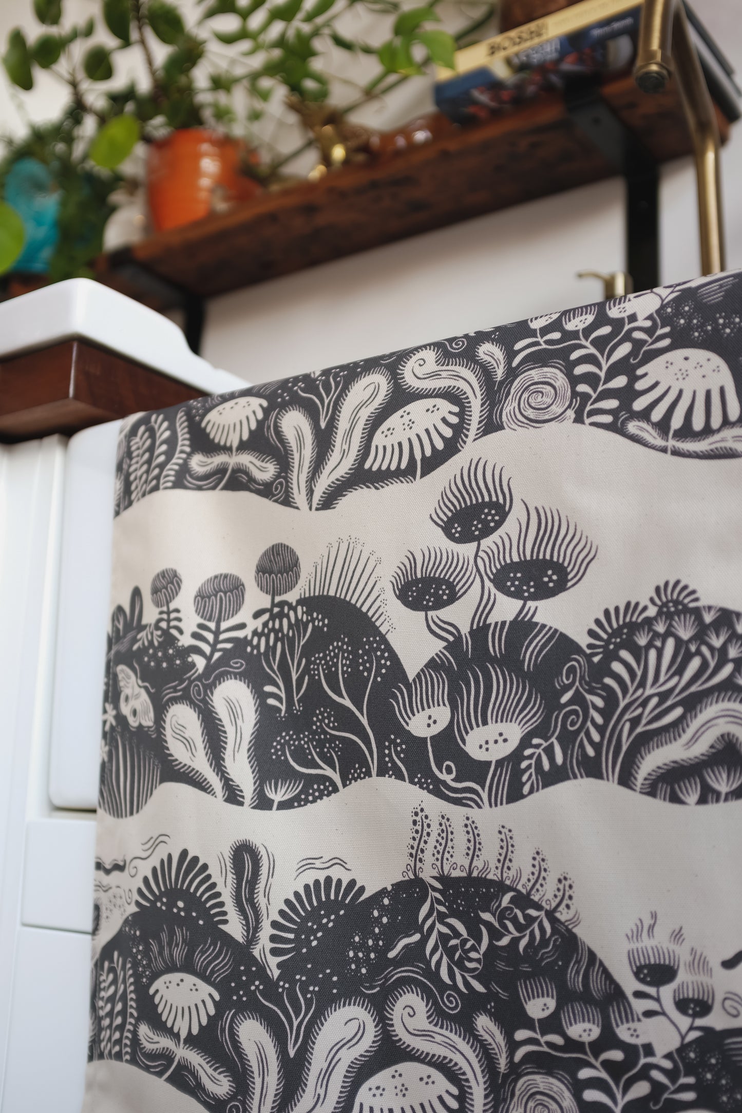 'Meadow' Botanical Pattern Tea Towel