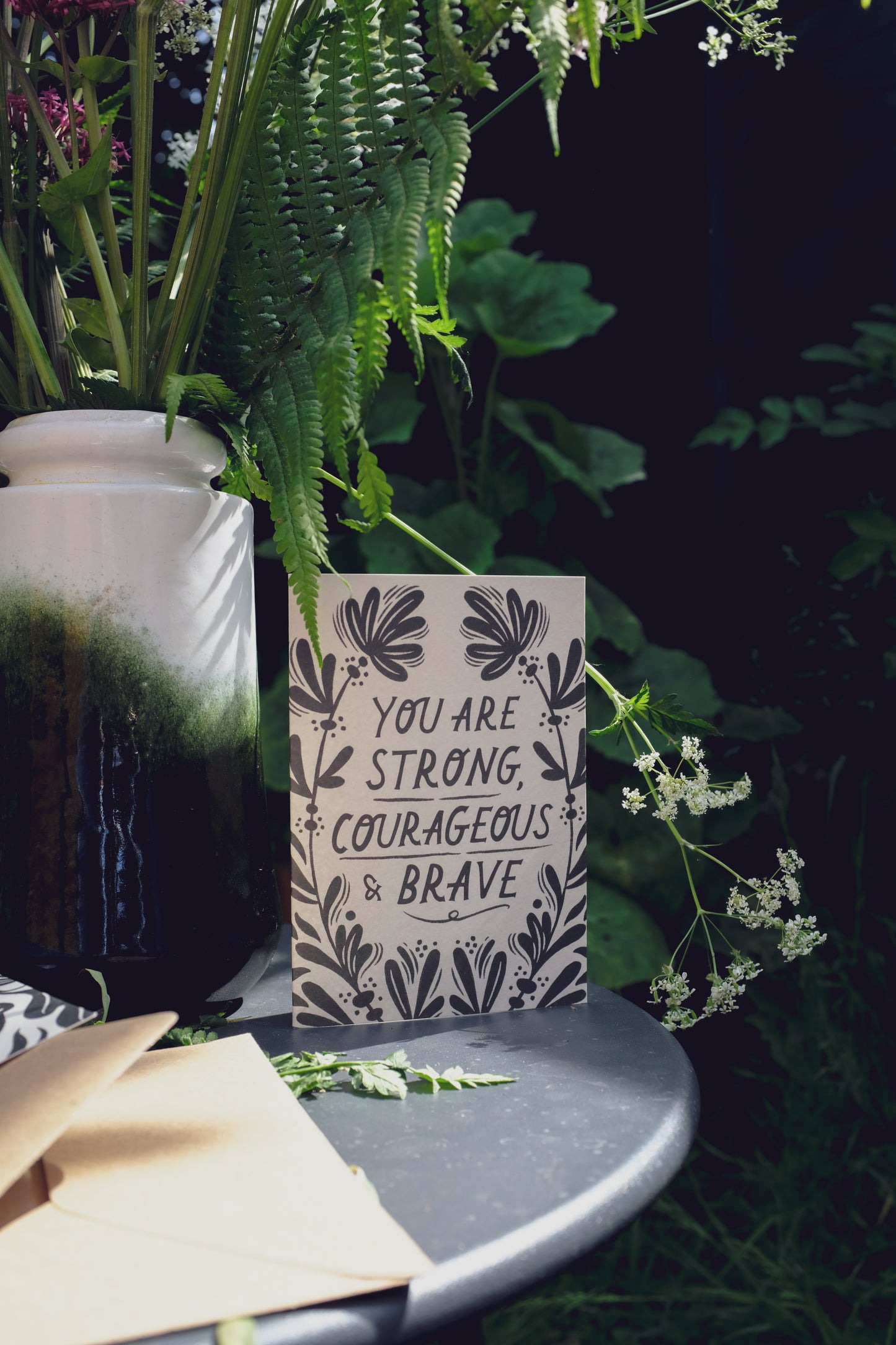 'Strong, Courageous & Brave' Friendship Card