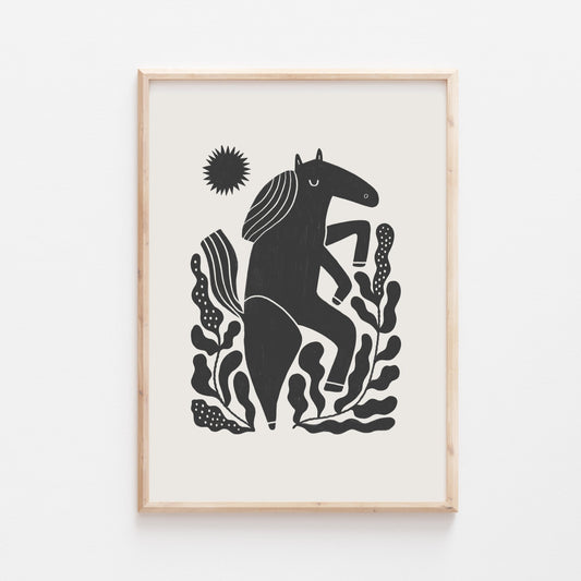 'Galloping Horse' Horse Art Print