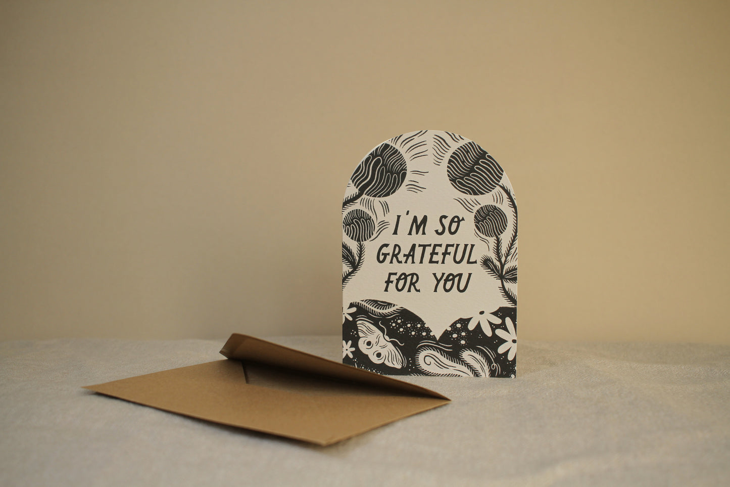'I'm So Grateful For You' Thank You Card