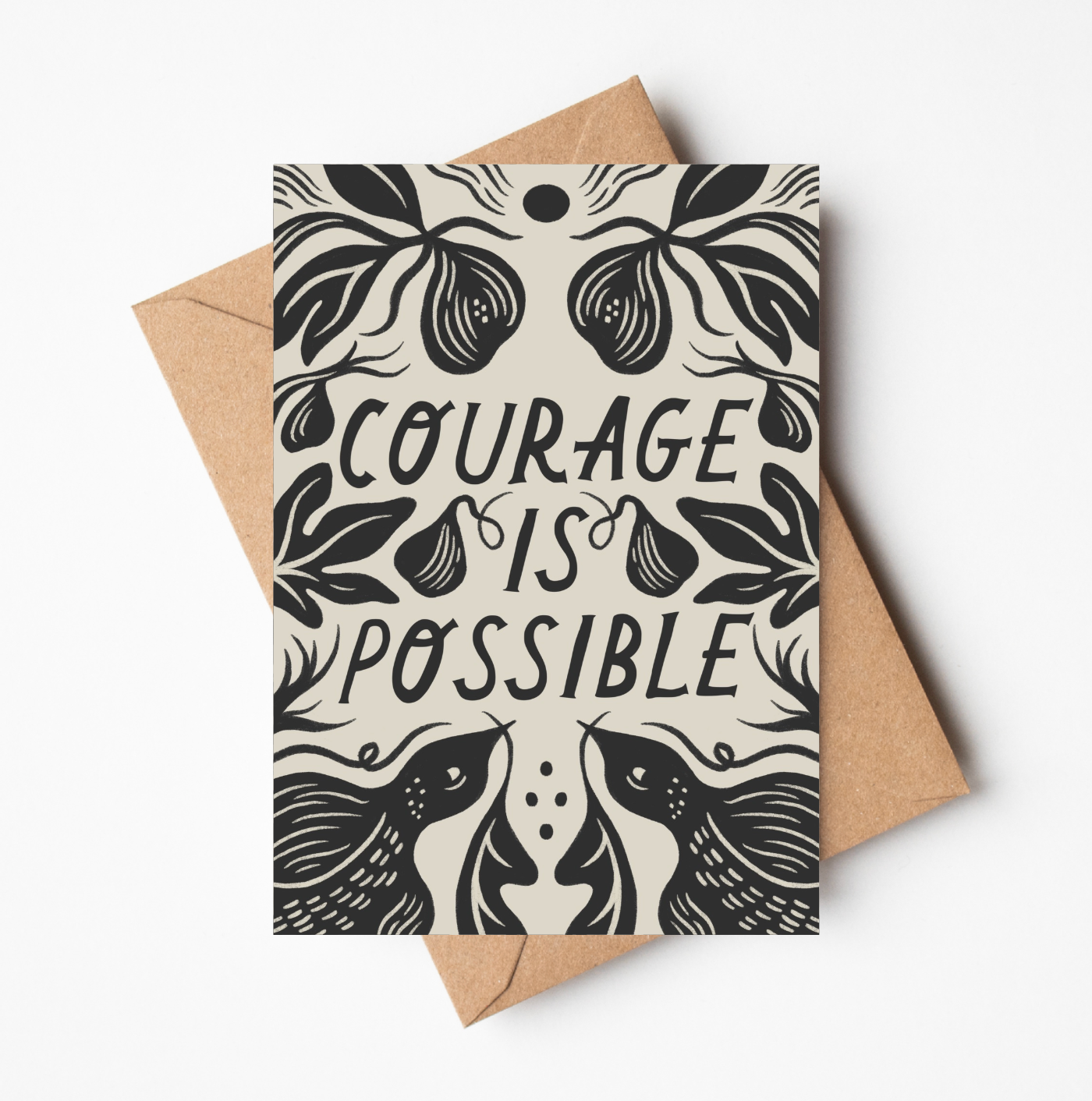 'Courage is Possible' Hopeful Card