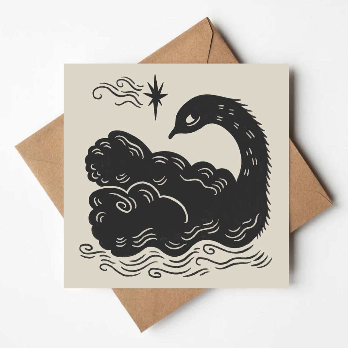 'The Swan' Animal Card