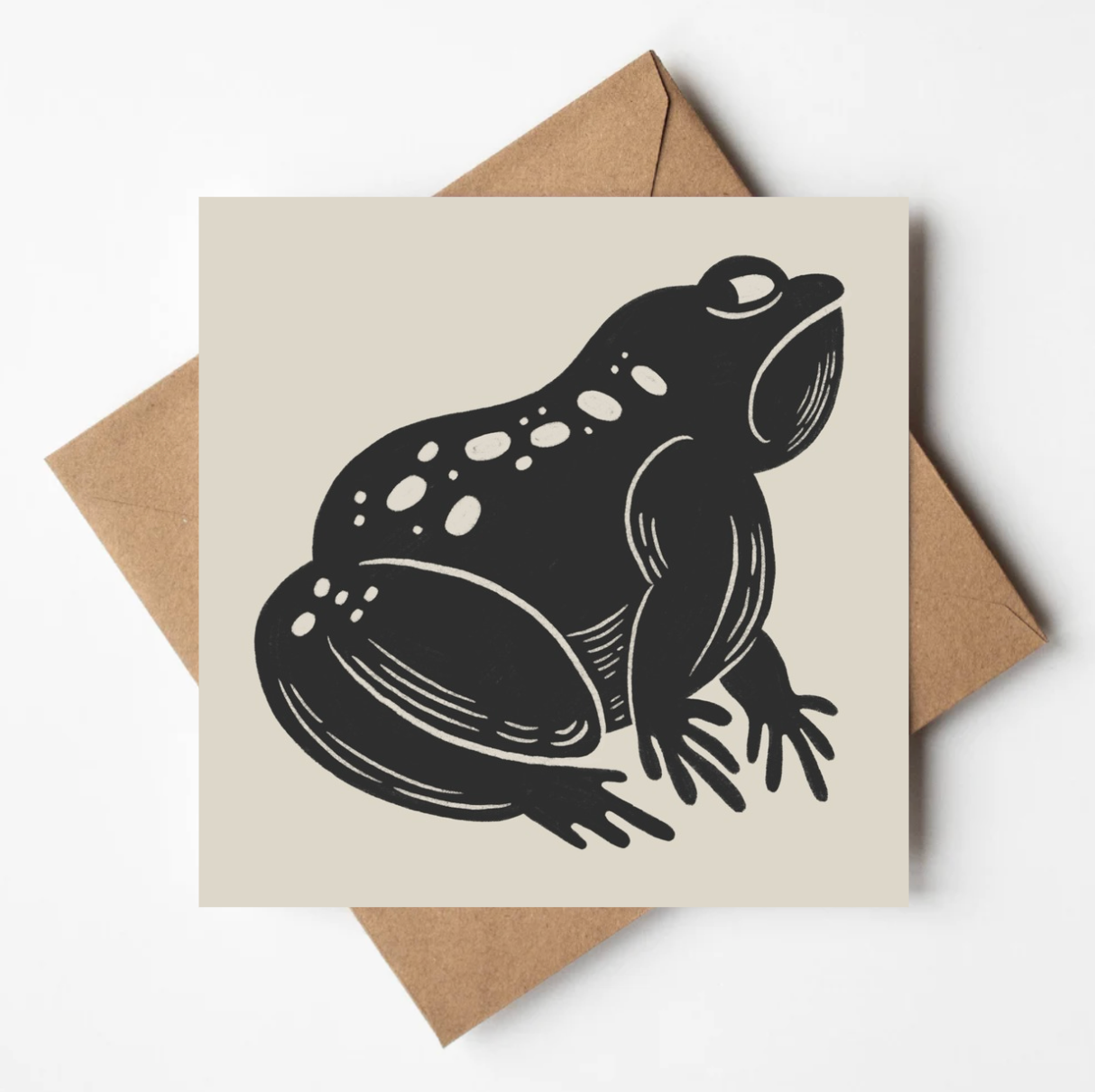 'The Grumpy Frog' Animal Card