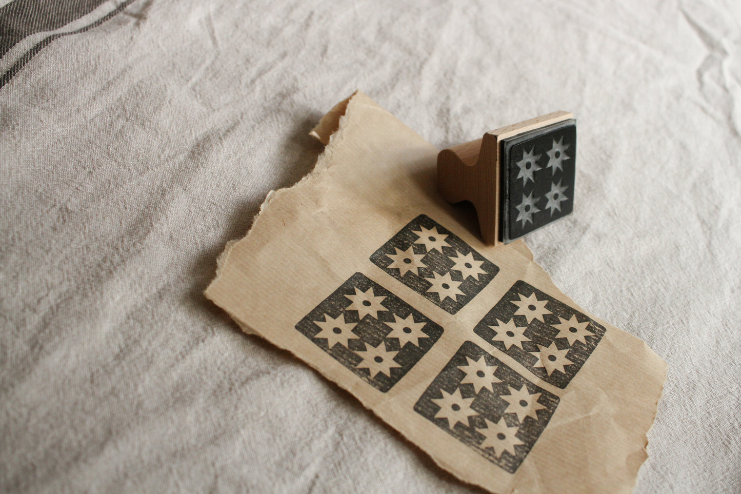 'Quilt Star' Craft Stamp