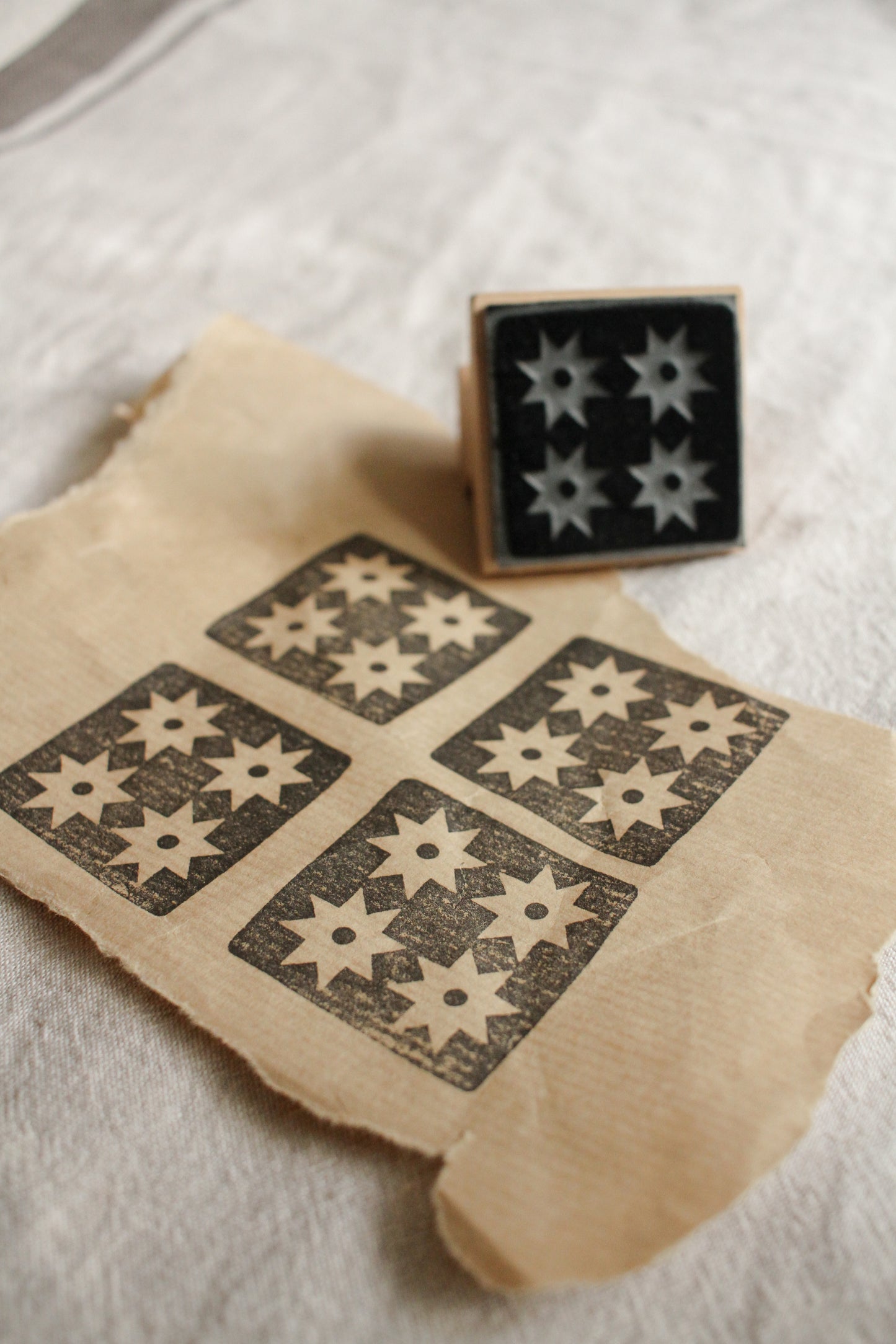 'Quilt Star' Craft Stamp