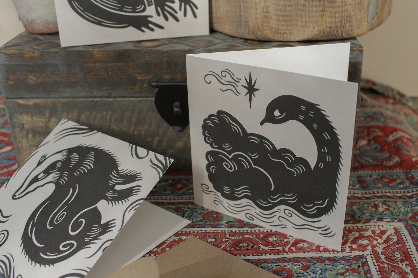 'The Swan' Animal Card