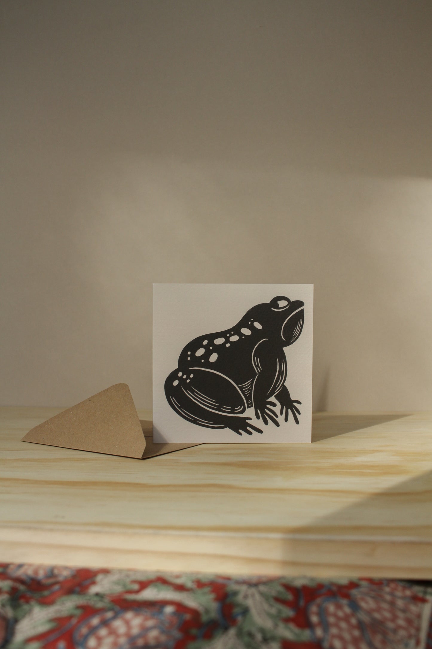 'The Grumpy Frog' Animal Card