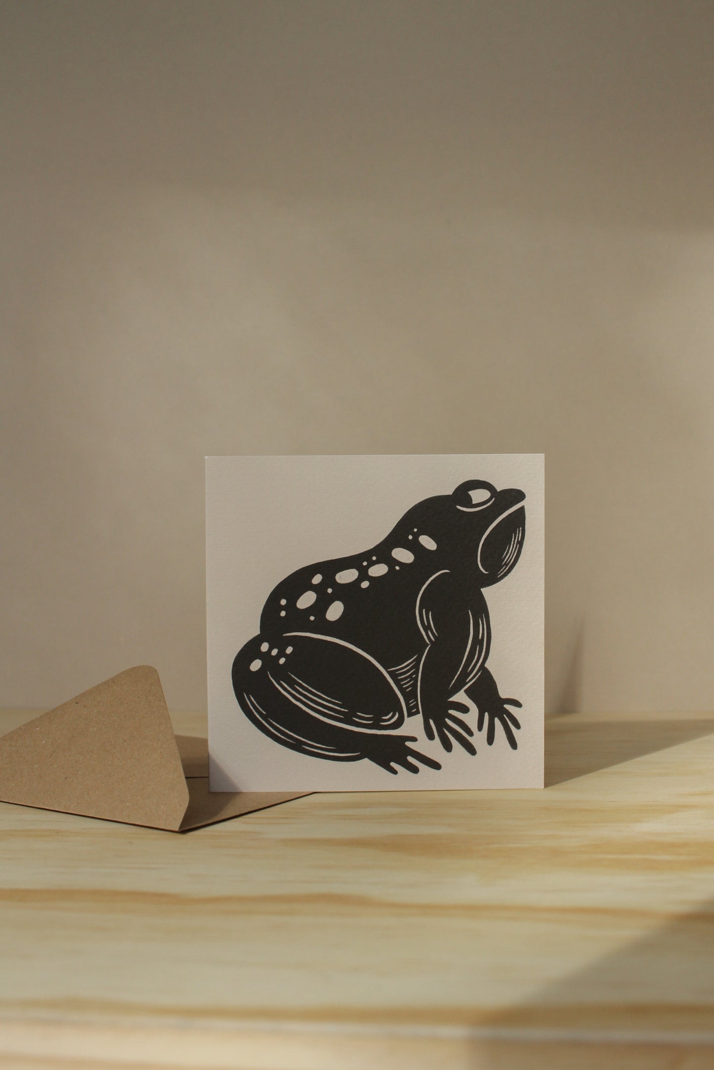 'The Grumpy Frog' Animal Card