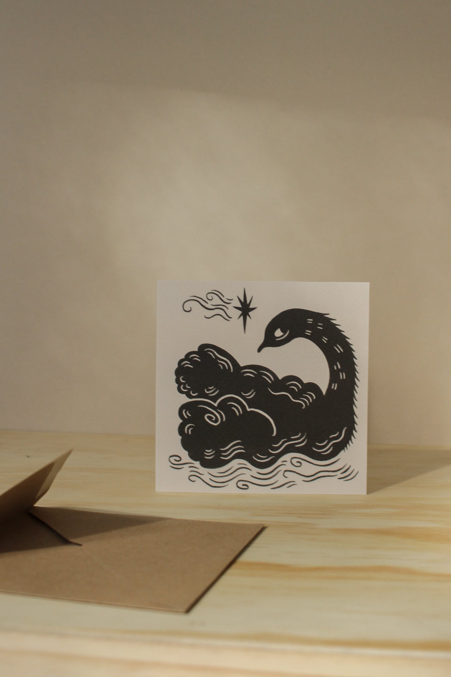 'The Swan' Animal Card