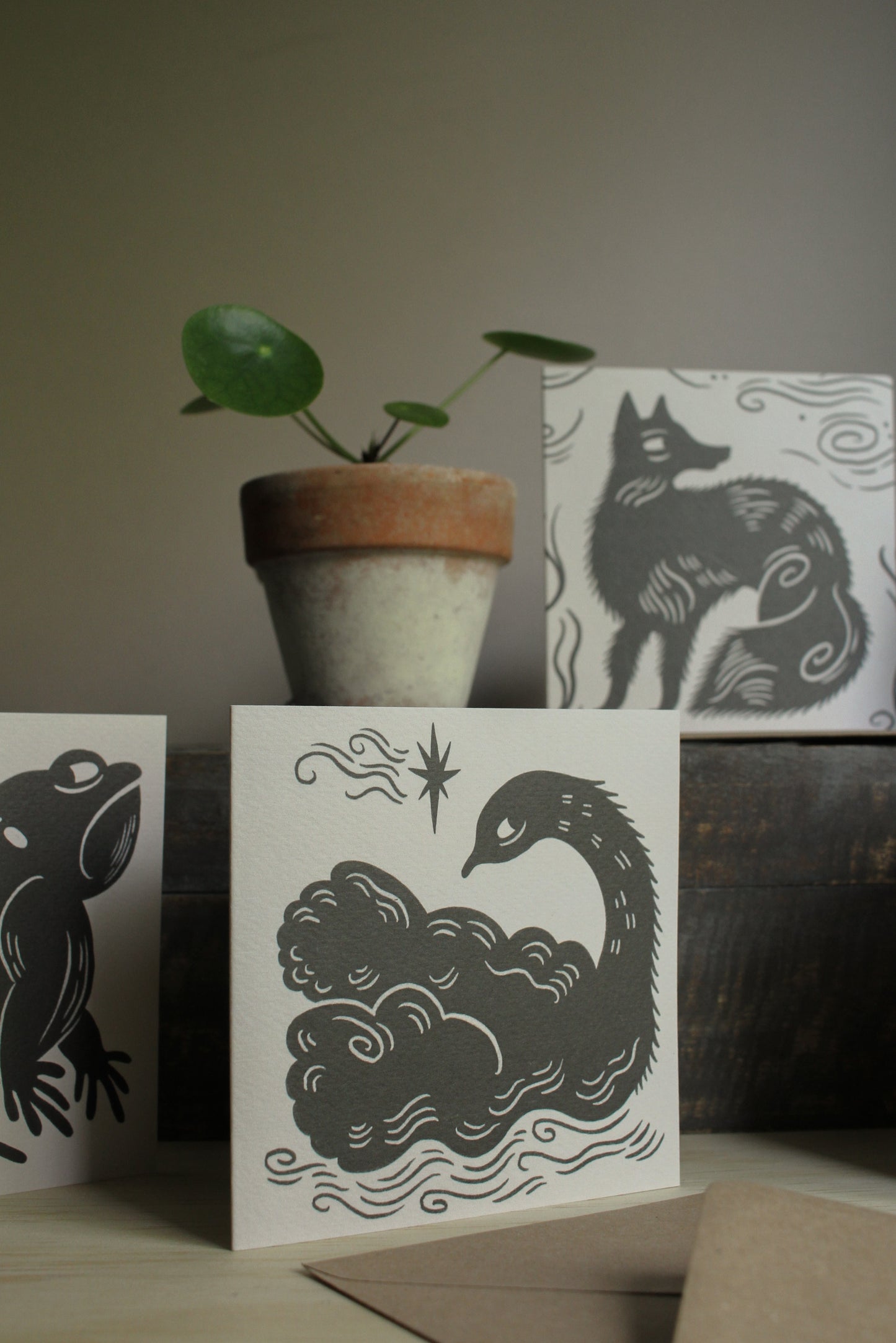 'The Swan' Animal Card