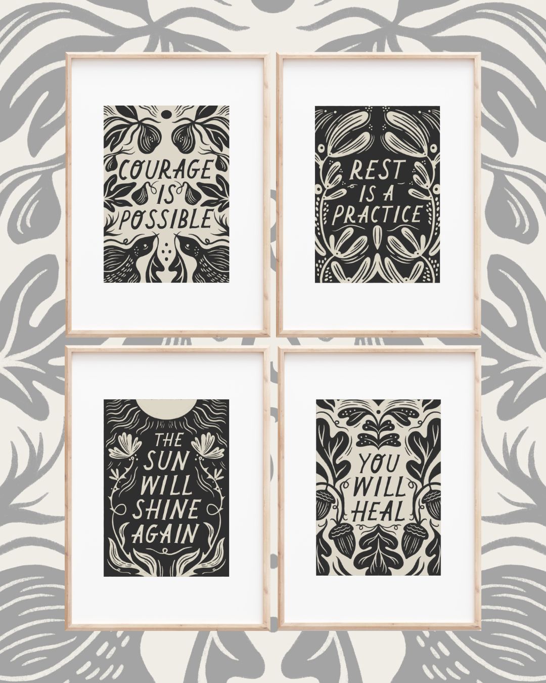 'Rest' Mantra Art Print