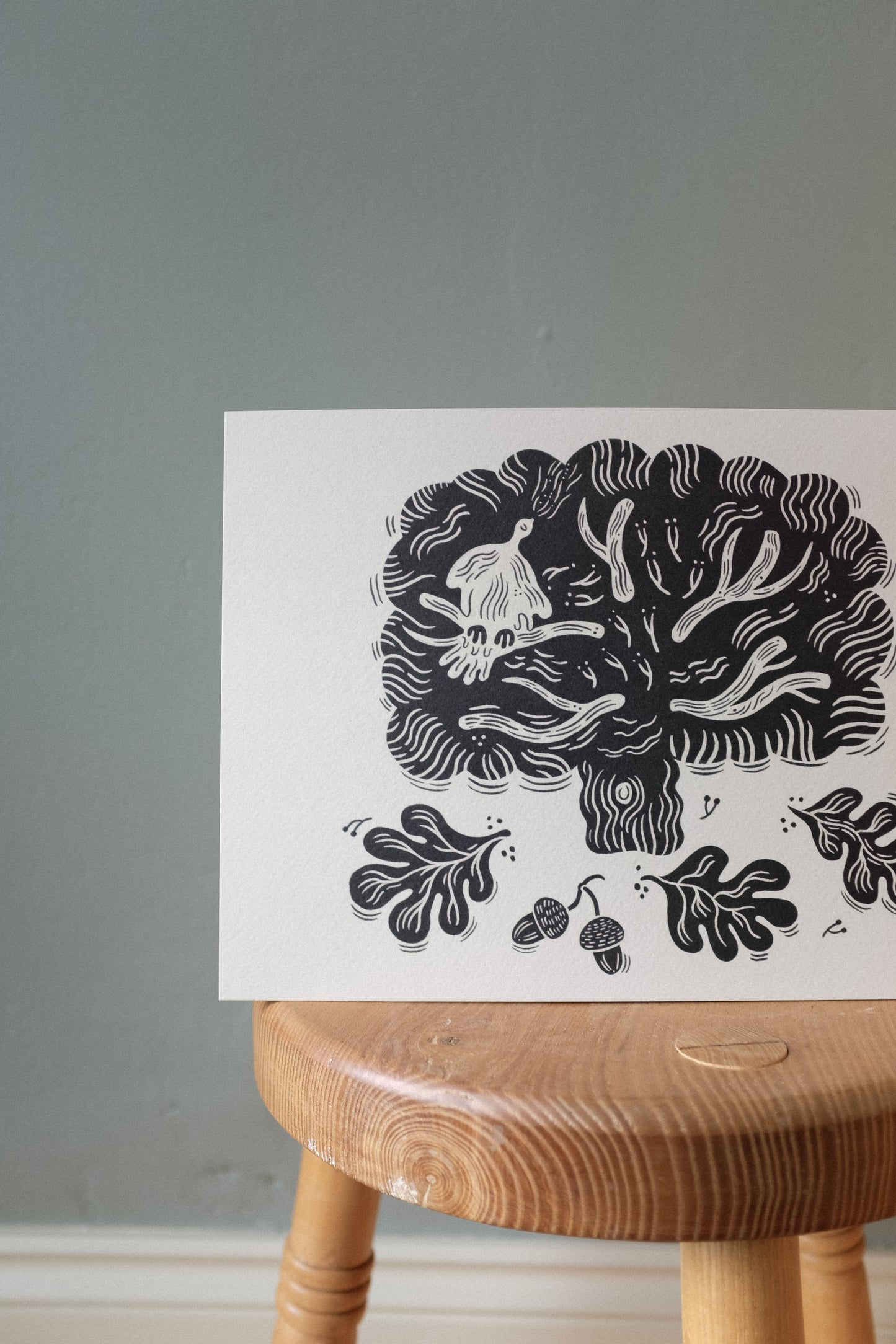 'Oak Tree' Nature Art Print