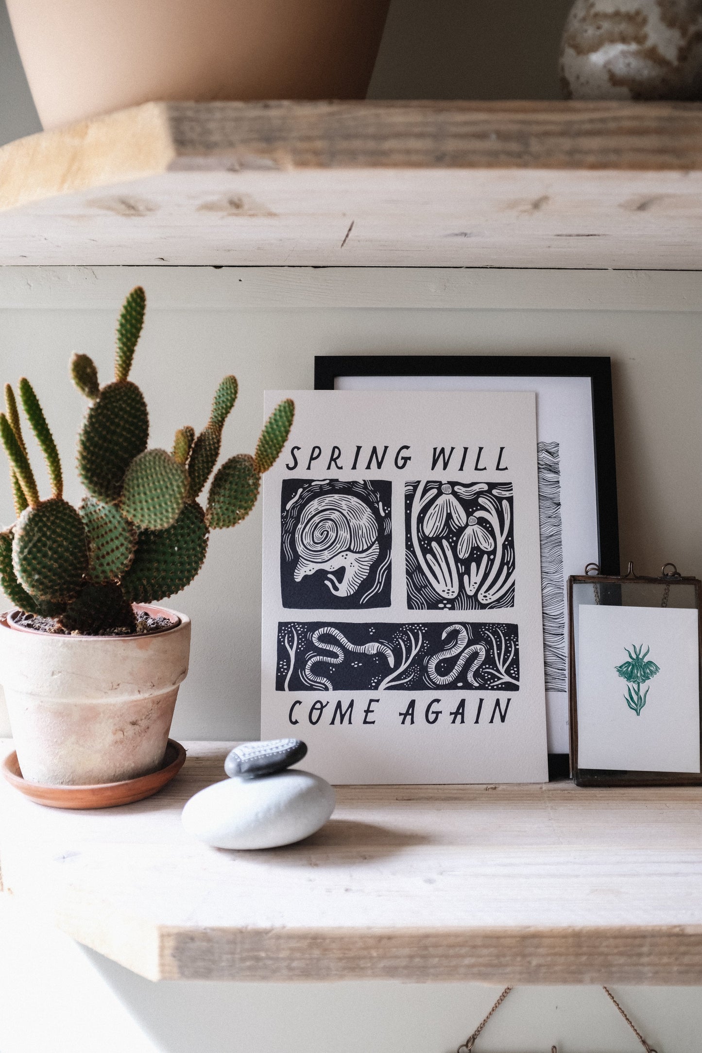 'Spring Will Come Again' Seasons Art Print