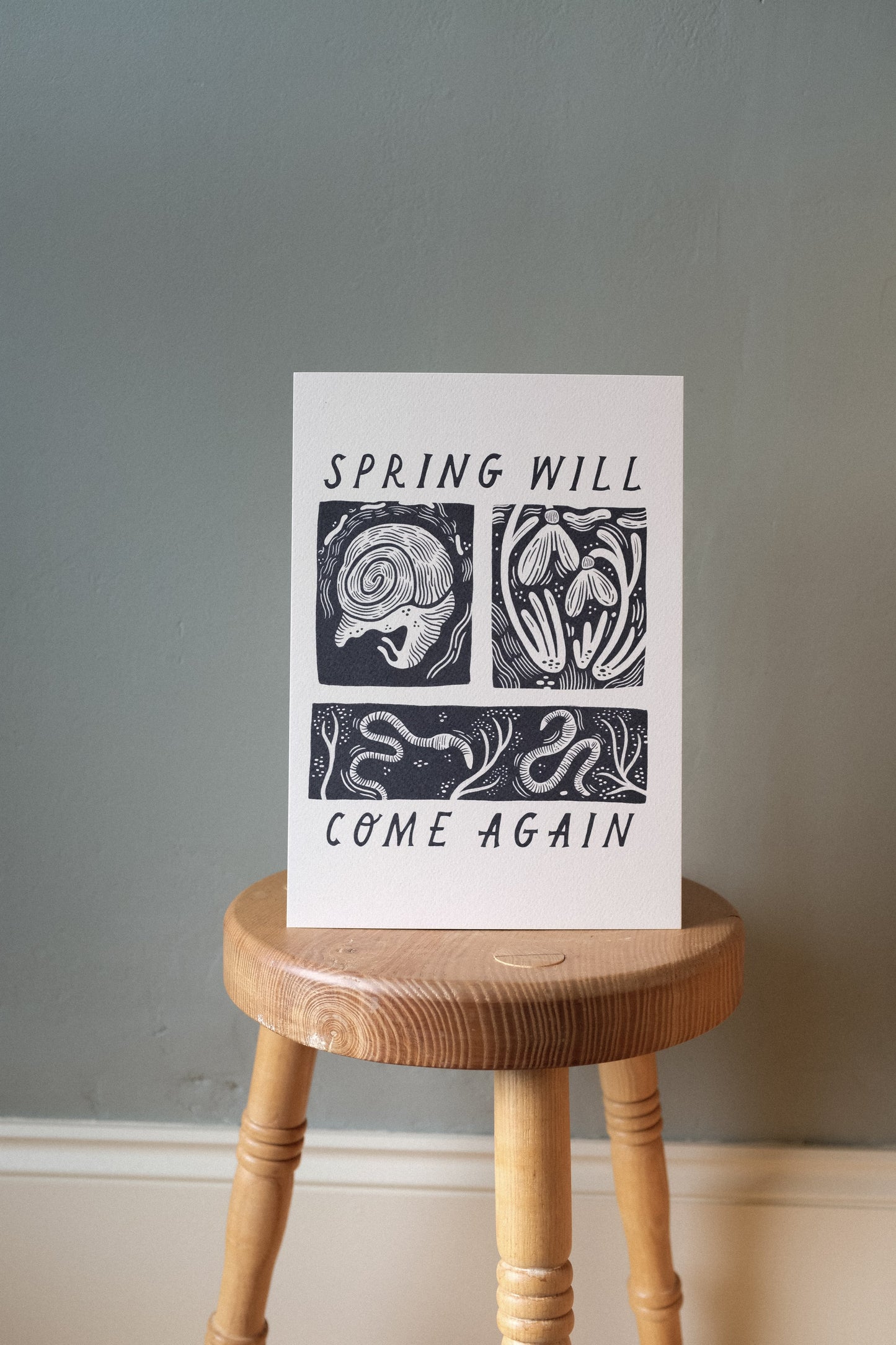 'Spring Will Come Again' Seasons Art Print