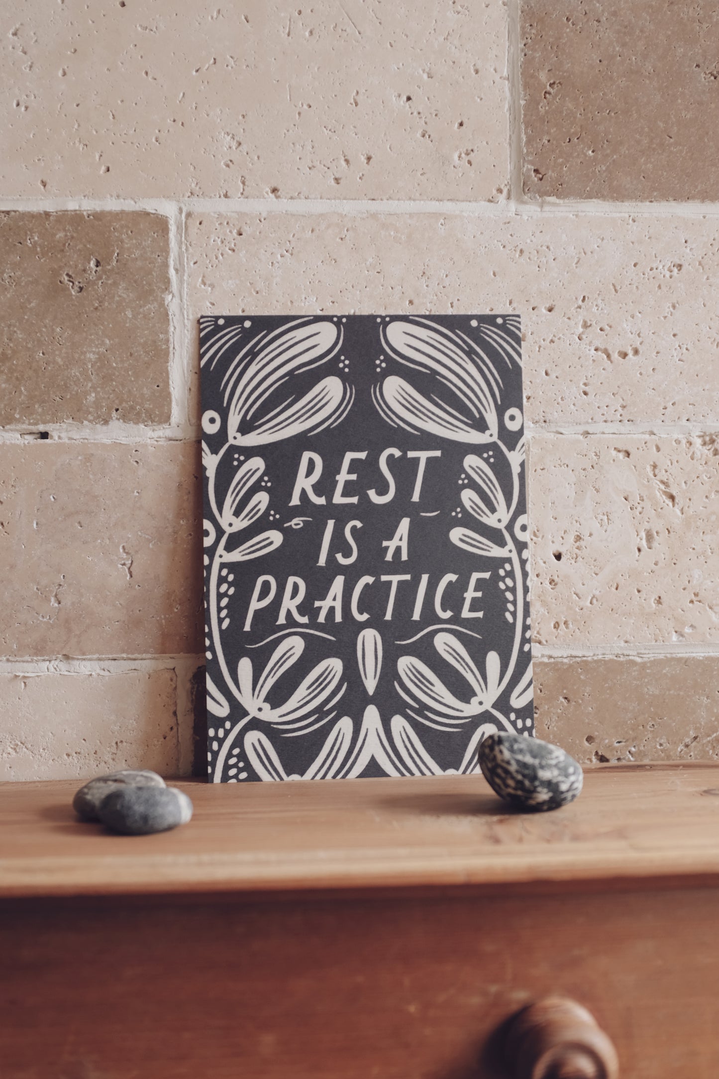 'Rest' Mantra Art Print