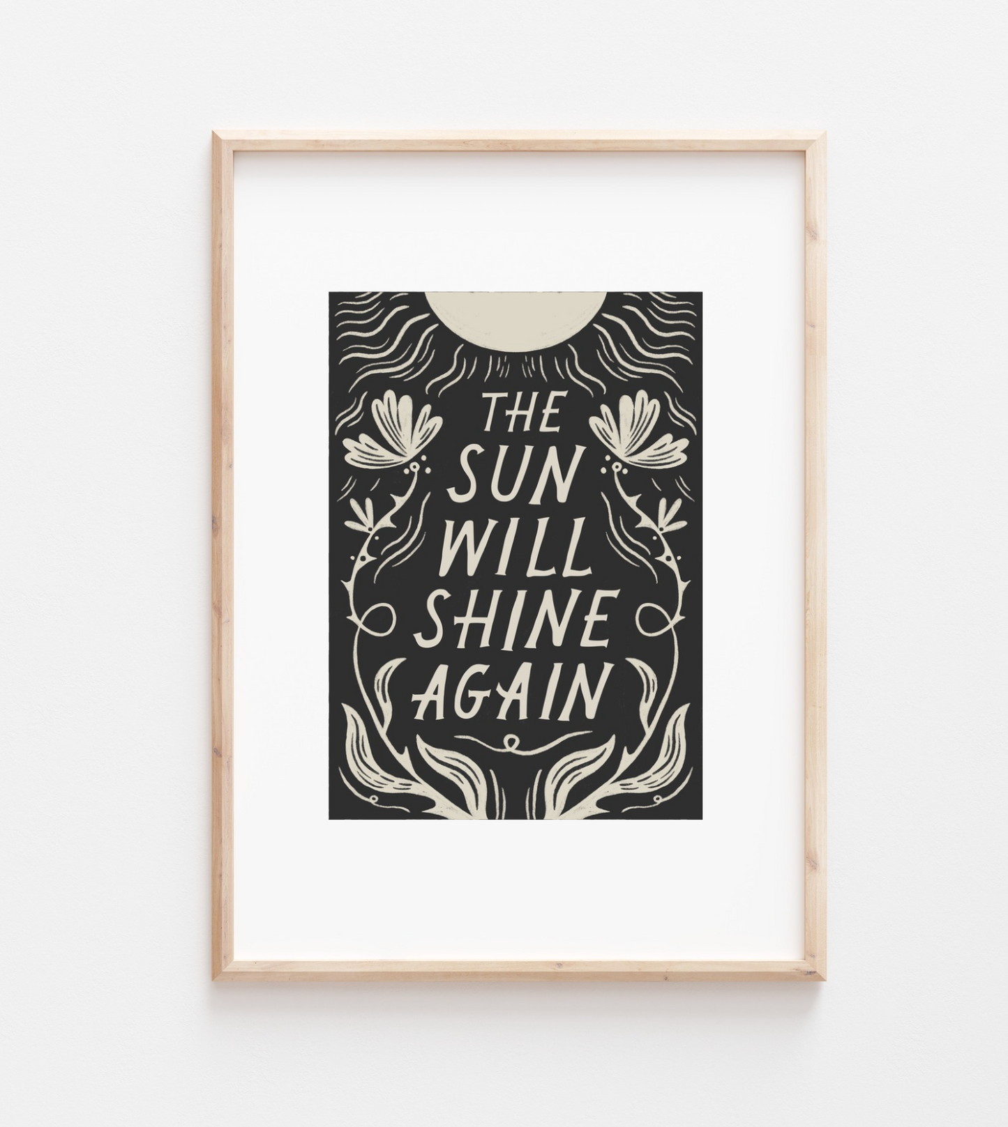 'Sun' Mantra Art Print