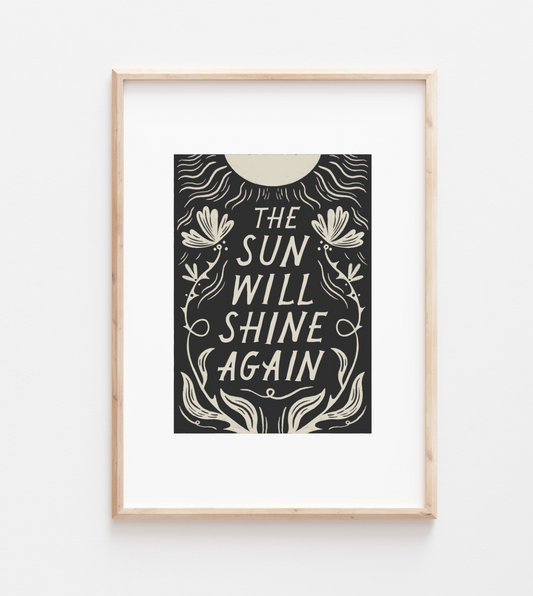 'Sun' Mantra Art Print