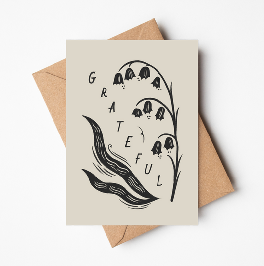 'Grateful' Gratitude Card