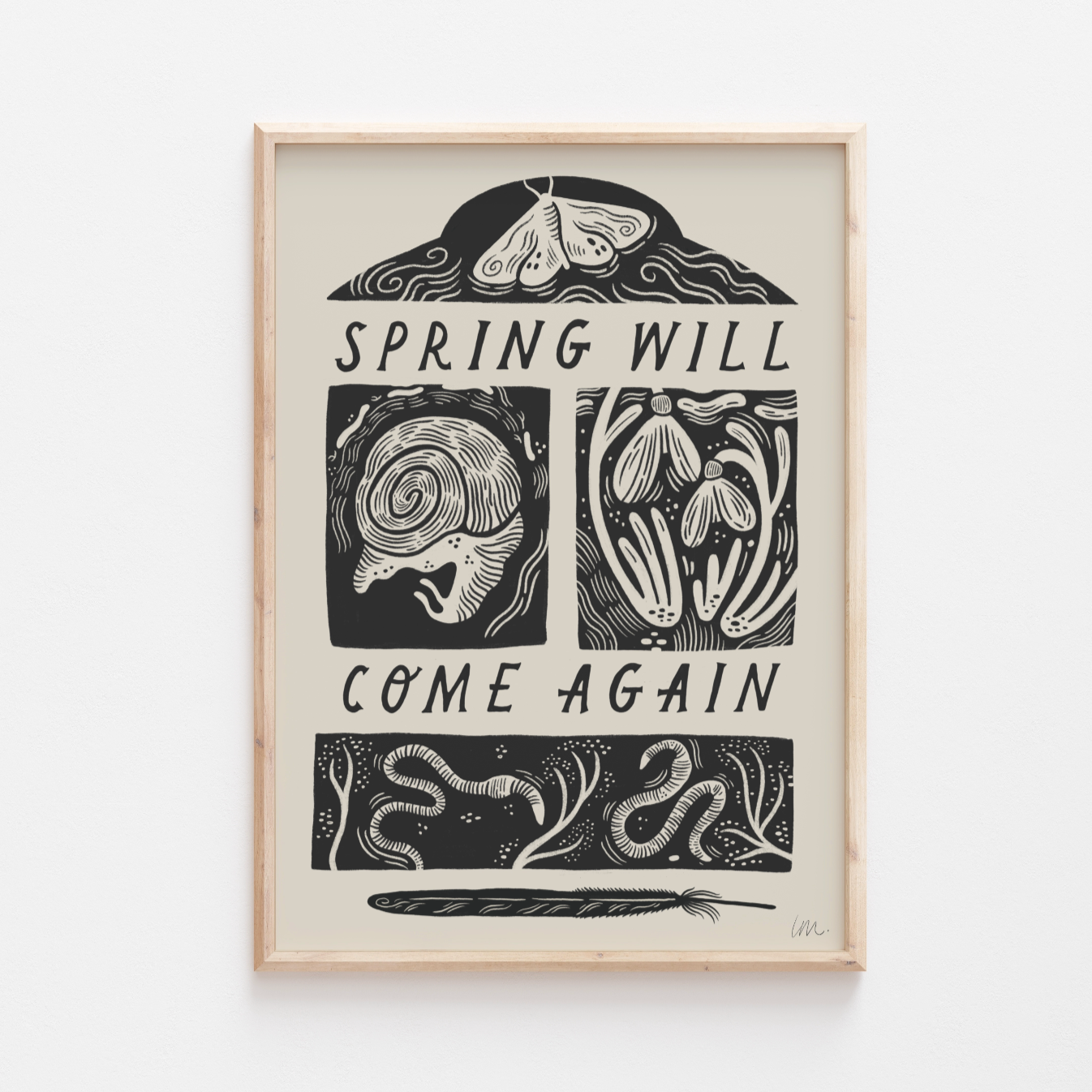 'Spring Will Come Again' Seasons Art Print