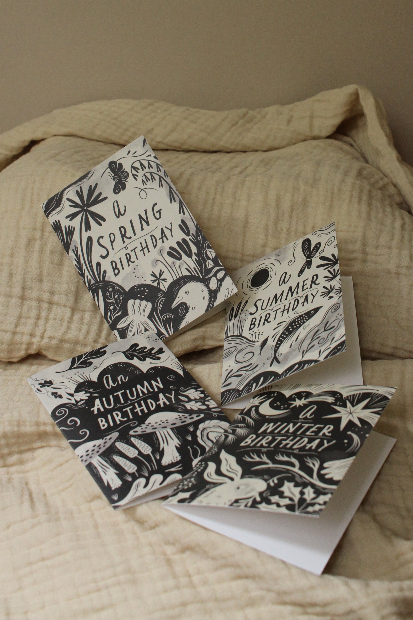 'An Autumn Birthday' Seasonal Birthday Card