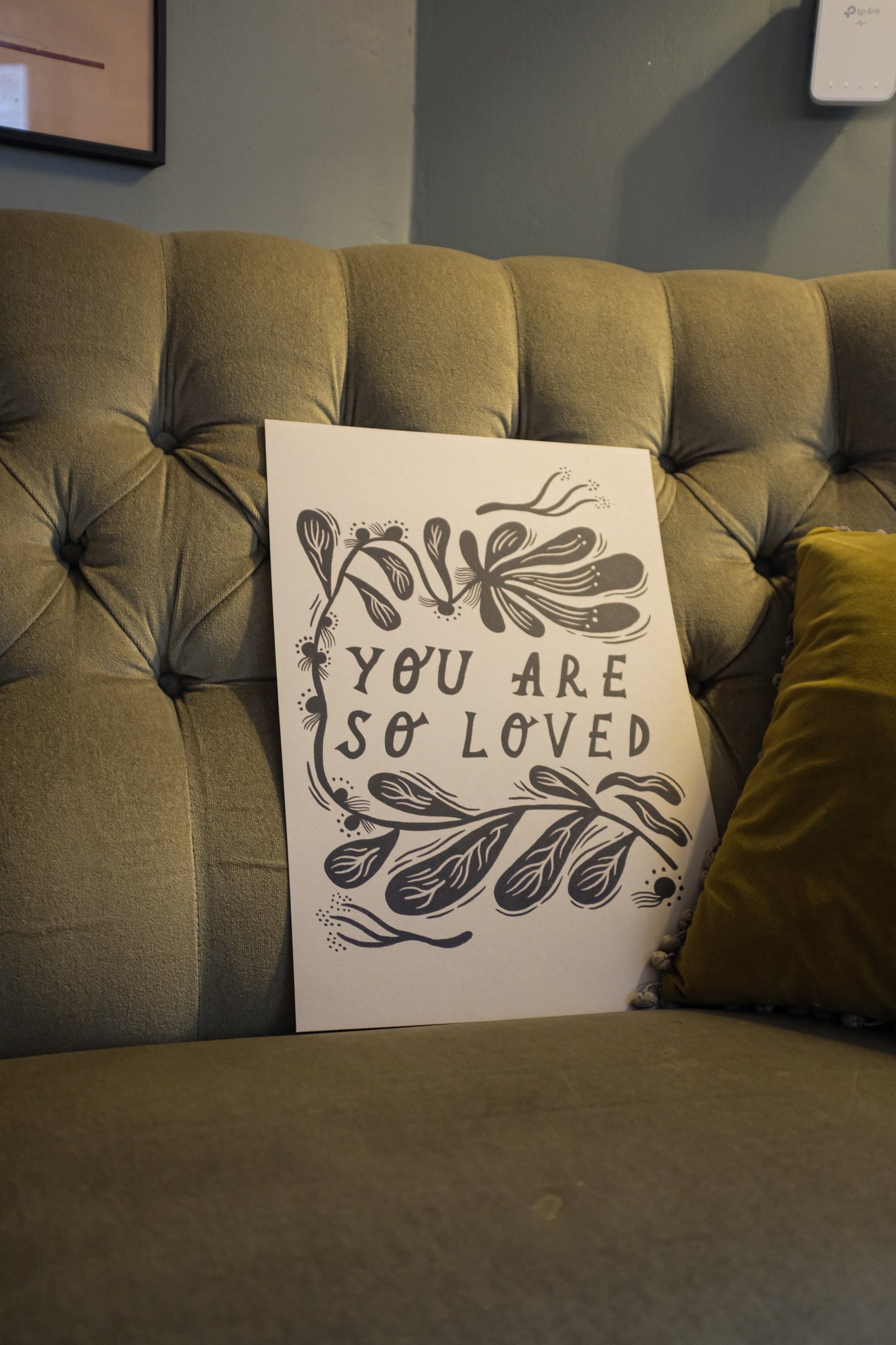 'You Are So Loved' Love Themed Art Print