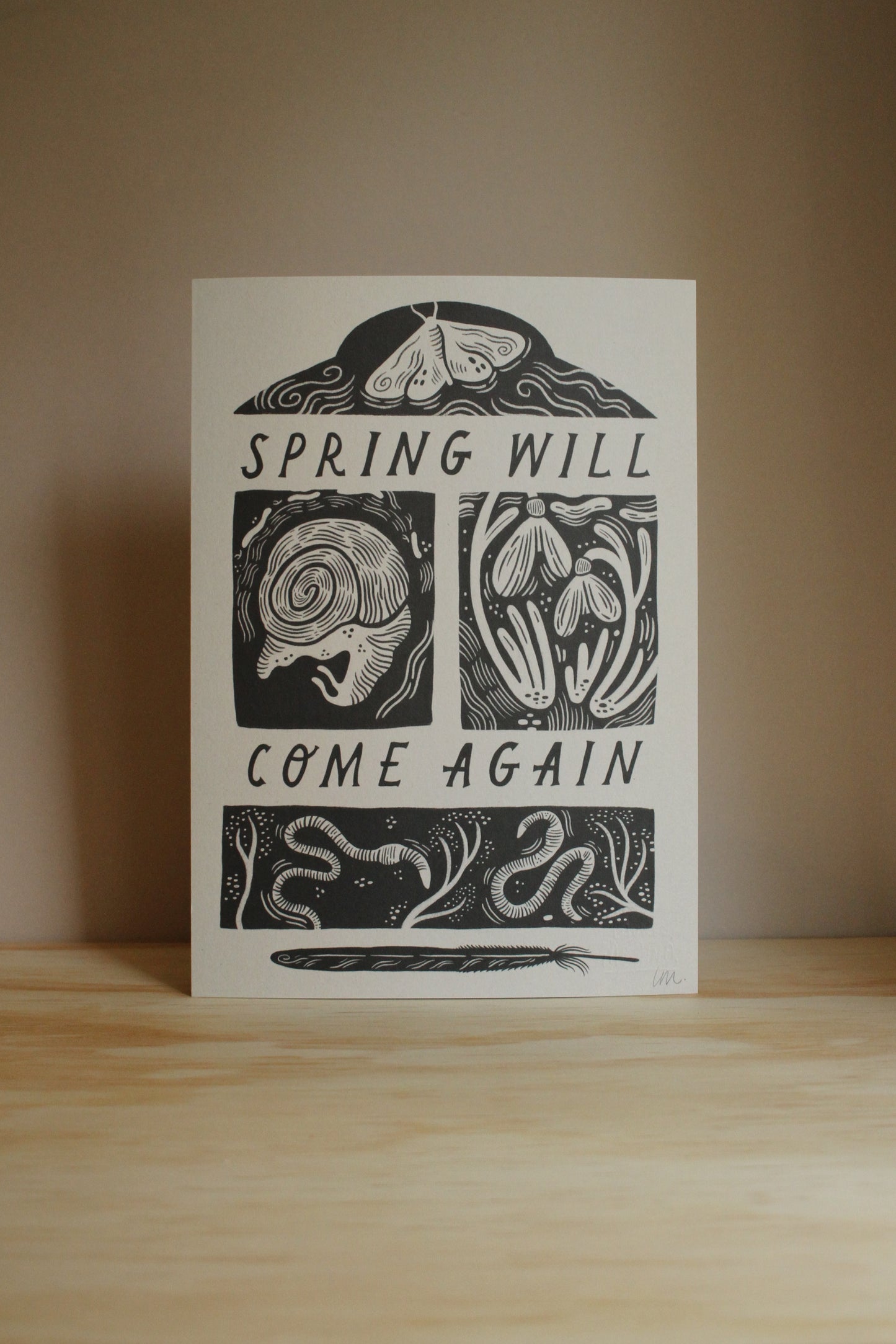 'Spring Will Come Again' Seasons Art Print