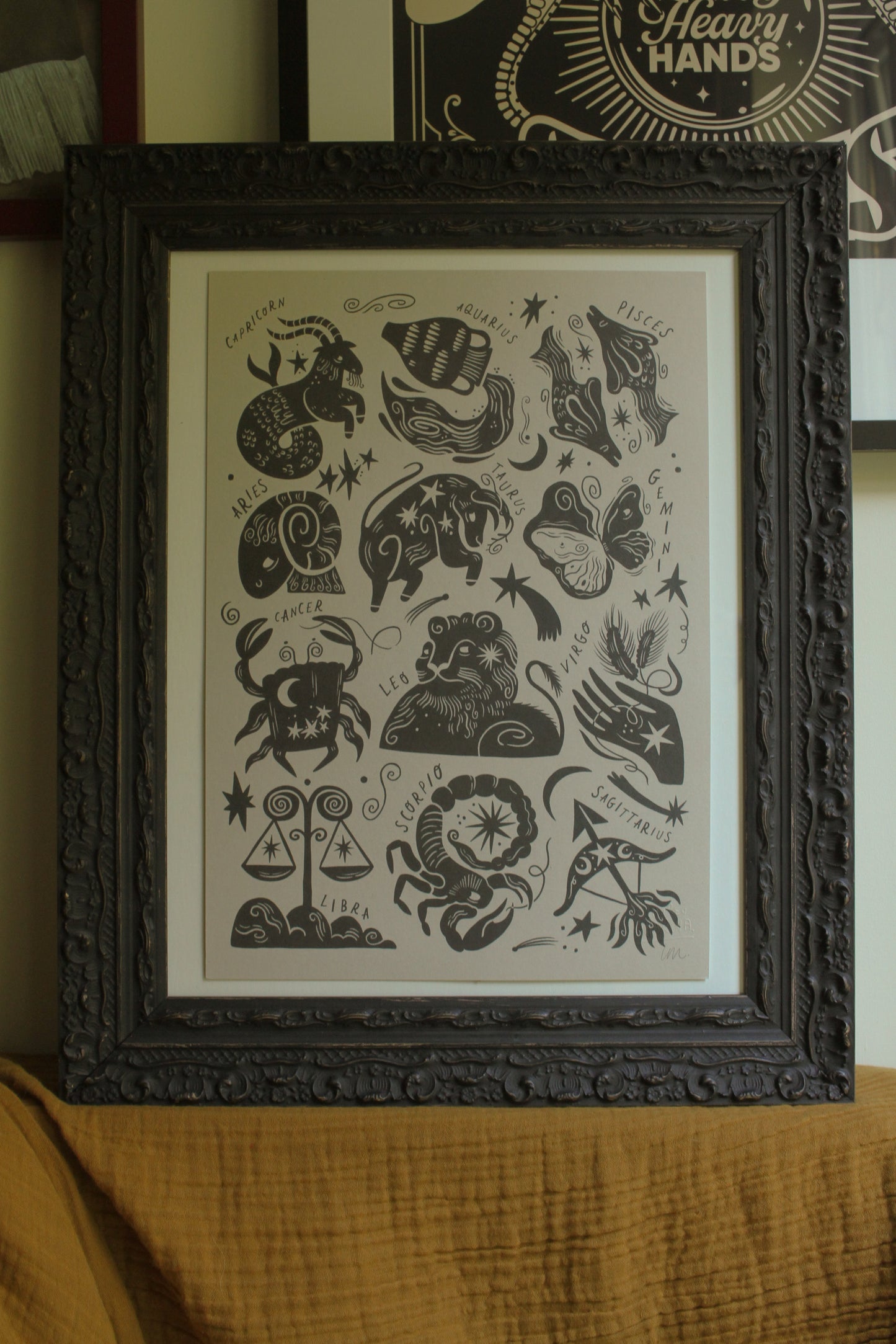 'Zodiacs' Star Sign Art Print