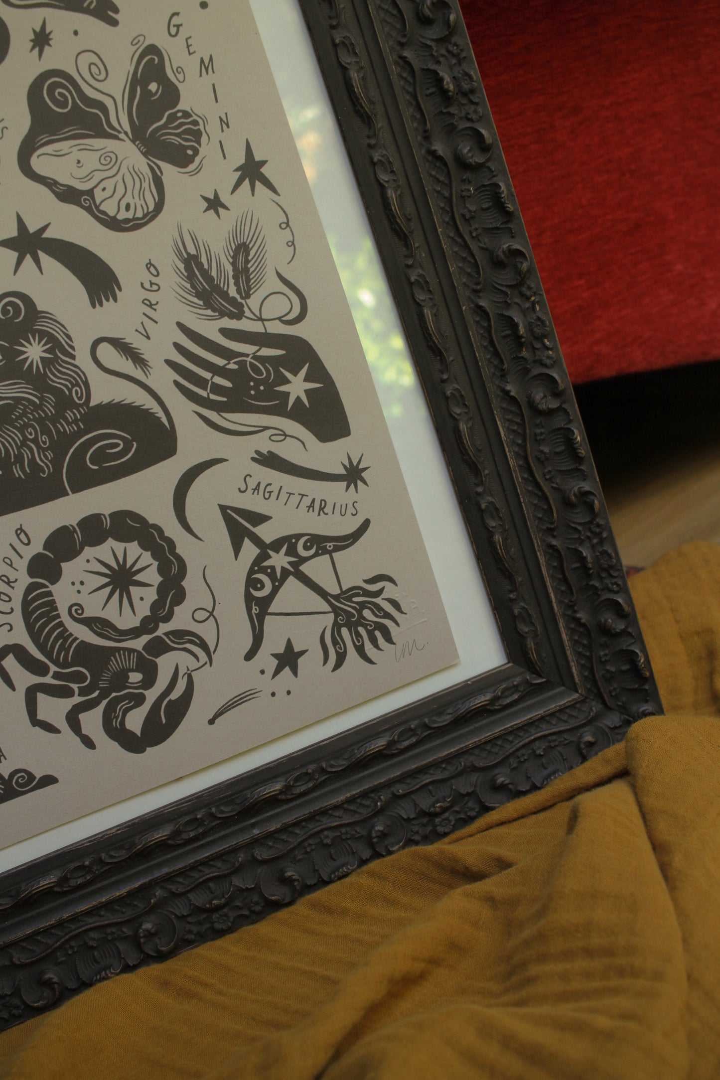 'Zodiacs' Star Sign Art Print