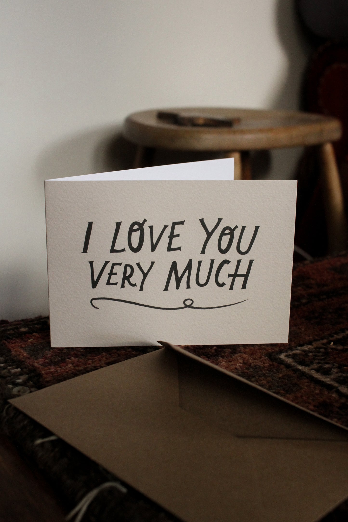 'I Love You Very Much' Romantic Card